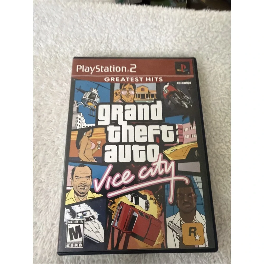Grand Theft Auto Vice City PS2 PlayStation 2 Complete CIB Greatest Hits